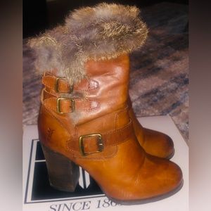 EUC FRYE Since 1893 Penny Moto Lux Boots